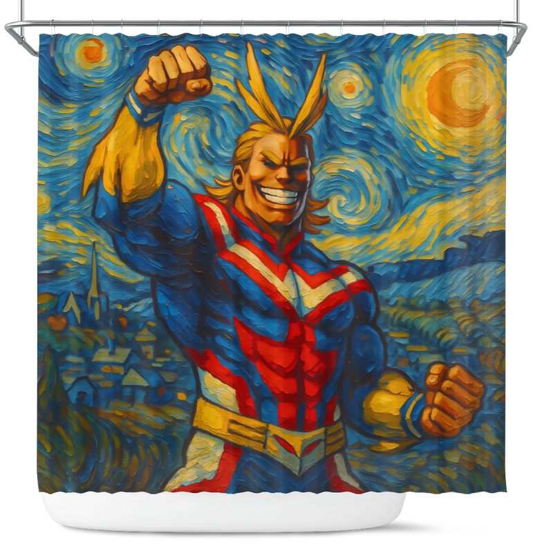 All Mighty Starry Night Shower Curtain