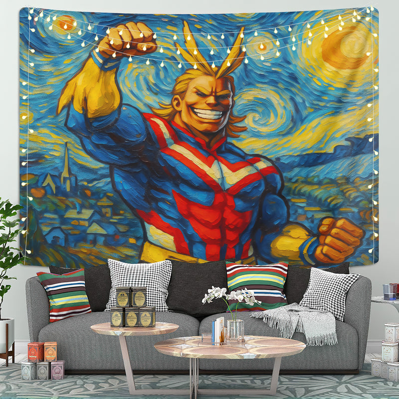 All Mighty Starry Night Tapestry