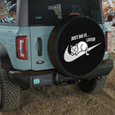 Cat Just Do Later Jeep Car Spare Tire Cover