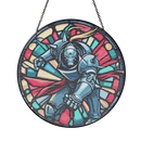 Alphonse Elric Fullmetal Alchemist Japan Anime Round Stained Glass Suncatcher