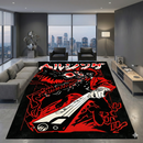 Alucard Hellsing Red Anime Rectangular Area Rug