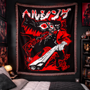 Alucard Hellsing Red Anime Woven Throw Blanket