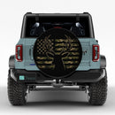Hunting US Camo Deer Sign Car Spare Tire Cover