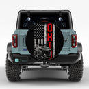 Ohio US Flag Jeep Car Spare Tire Cover