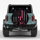 American Flag Paramedic Car Spare Tire Cover
