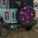 Amigo Pink Pattern Car Spare Tire Cover