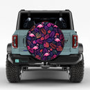Amigo Pink Pattern Car Spare Tire Cover