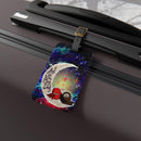 Among Us Couple Love You To The Moon Galaxy Luggage Tag