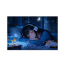 Anime Girl Sleeing Jigsaw Puzzle