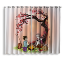 Anime Hunter X Hunter Cherry Blossom Window Curtain