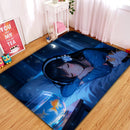 Anime Girl Sleeping Rectangular Area Rug