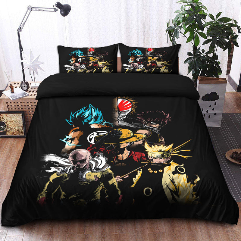 Anime Heroes Bedding Set Duvet Cover And 2 Pillowcases Nearkii