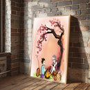 Anime Hunter X Hunter Japan Cherry Blossom- Living Room - Canvas Wall Art - Print - Wall Decor