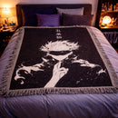 Gojo B&W Jujutsu Kaisen Woven Throw Blanket