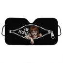 Annabelle Peeking Zip Custom Car Windshield Sunshades
