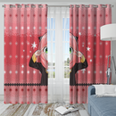 Anya Forger Spy X Family Pink Christmas Window Curtain