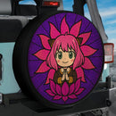 Yoga Meditation Mandala Anya Forger Spy X Family Jeep Car Spare Tire Cover