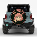 Anya Forger Spy X Family Ew People Jeep Car Spare Tire Cover