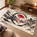 Anya Forger Spy x Family Japan Ink Style Rectangular Area Rug