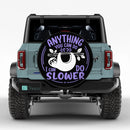 Sloth Can Do Slower Car Spare Tire Cover With Camera Hole