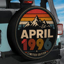 Retro April 1996 Jeep Car Spare Tire Cover