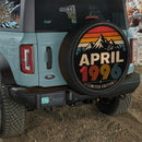 Retro April 1996 Jeep Car Spare Tire Cover