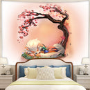 Arcanine Pokemon Sleep Cherry Blossom Tapestry