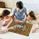 Arceus Pokemon Stained Glass Jigsaw Puzzle