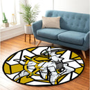 Arceus Legendary Pokemon Stained Glass Round Rug (Copy)