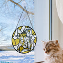 Arceus Legendary Pokemon Stained Glass Suncatcher