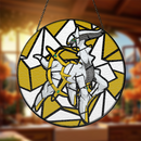Arceus Legendary Pokemon Stained Glass Suncatcher