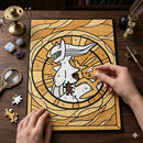 Arceus Pokemon Stained Glass Jigsaw Puzzle