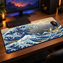 Arceus Vs Dialga Pokemon The Great Wave Desk Mat