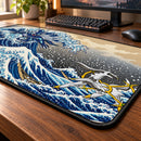 Arceus Vs Dialga Pokemon The Great Wave Desk Mat
