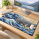 Arceus Vs Dialga Pokemon The Great Wave Desk Mat