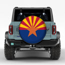 Arizona Flag Icon Car Spare Tire Cover