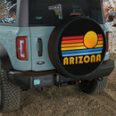 Sunset Retro Arizona Car Spare Tire Cover