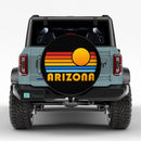 Sunset Retro Arizona Car Spare Tire Cover