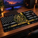 Army National Guard American Flag Desk Mat