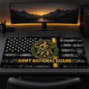 Army National Guard American Flag Desk Mat