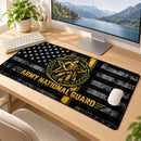 Army National Guard American Flag Desk Mat