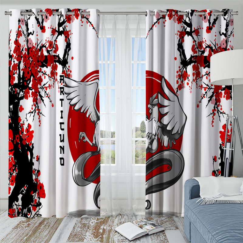 Articuno Pokemon Japan Style Window Curtain