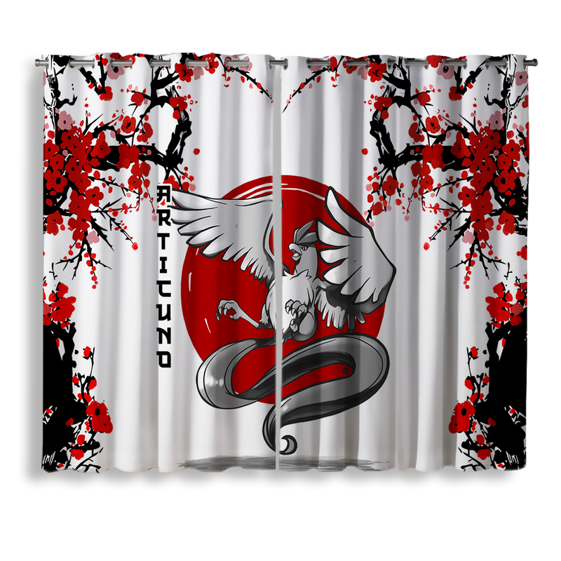 Articuno Pokemon Japan Style Window Curtain