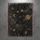 Astrology Universe Lover Woven Throw Blanket