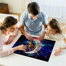 Astronaut Love You To The Moon Galaxy Jigsaw Puzzle