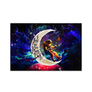 Astronaut Love You To The Moon Galaxy Jigsaw Puzzle
