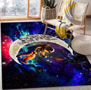 Astronaut Love You To The Moon Rectangular Area Rug