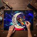 Astronaut Love You To The Moon Galaxy Jigsaw Puzzle