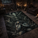 Astronaut Darkness Devil Chainsaw Rectangular Area Rug