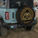 Mandala Meditating Astronaut Jeep Car Spare Tire Cover
